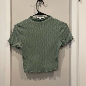 Antistar green crop top size small